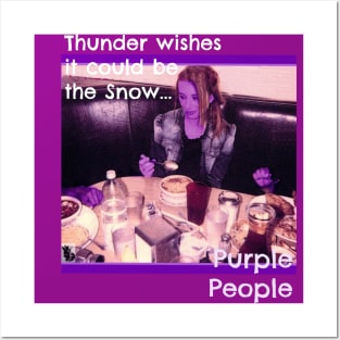 Purple People Posters and Art